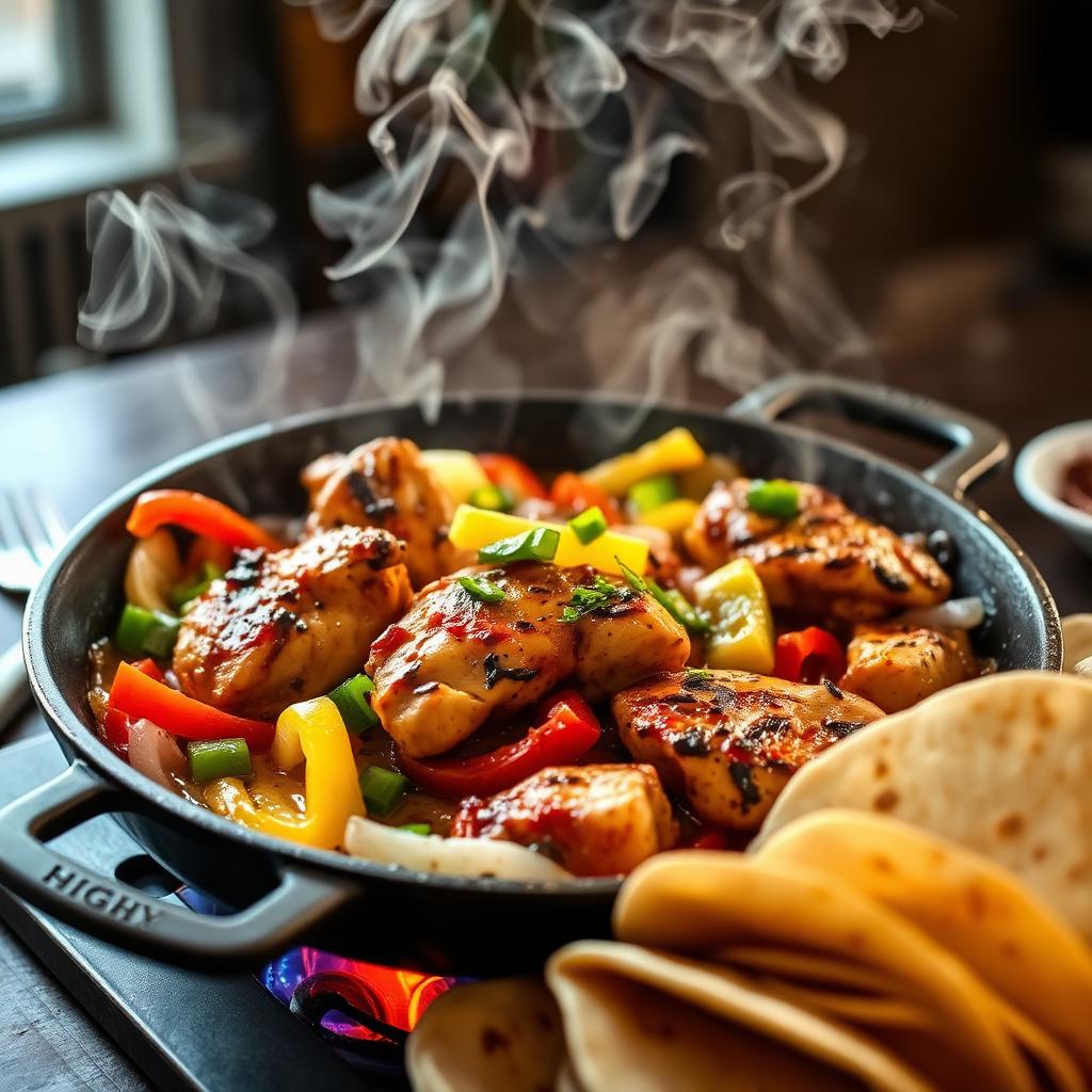Fajitas at Mexic103 Mexican Restaurant in Cudahy WI